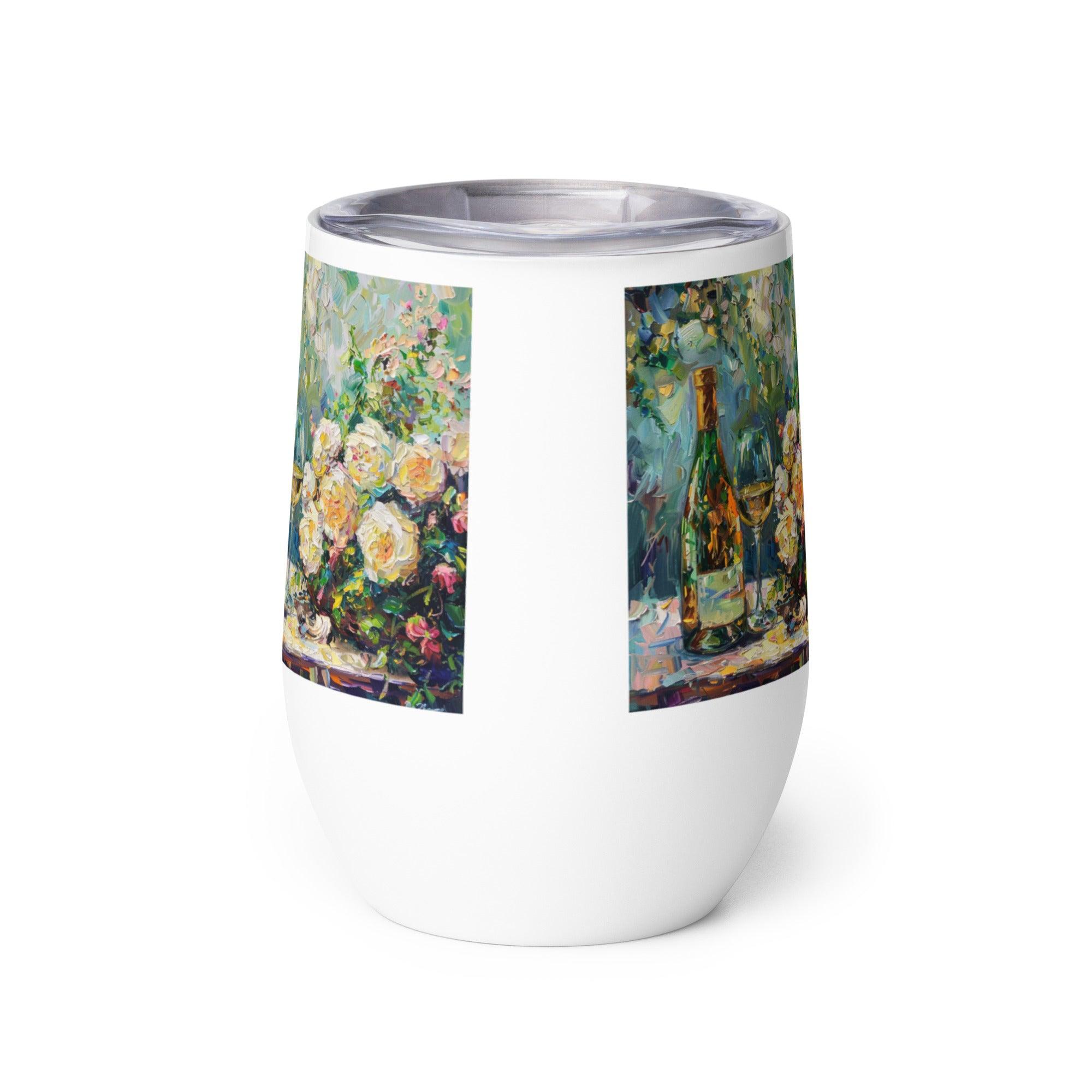 Enchanted Garden Art Stainless Steel Wine Tumbler - SOMM DIGI