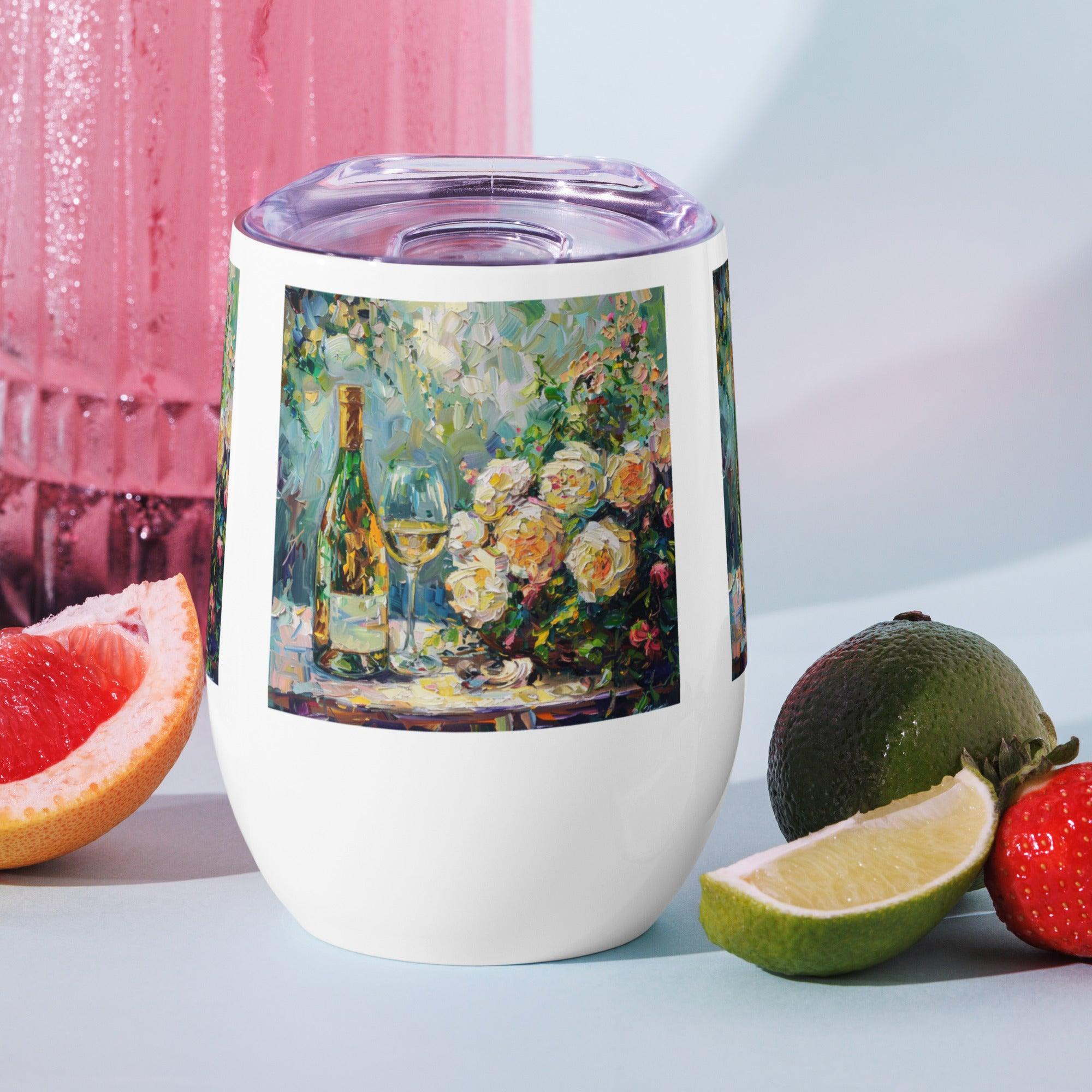 Enchanted Garden Art Stainless Steel Wine Tumbler - SOMM DIGI