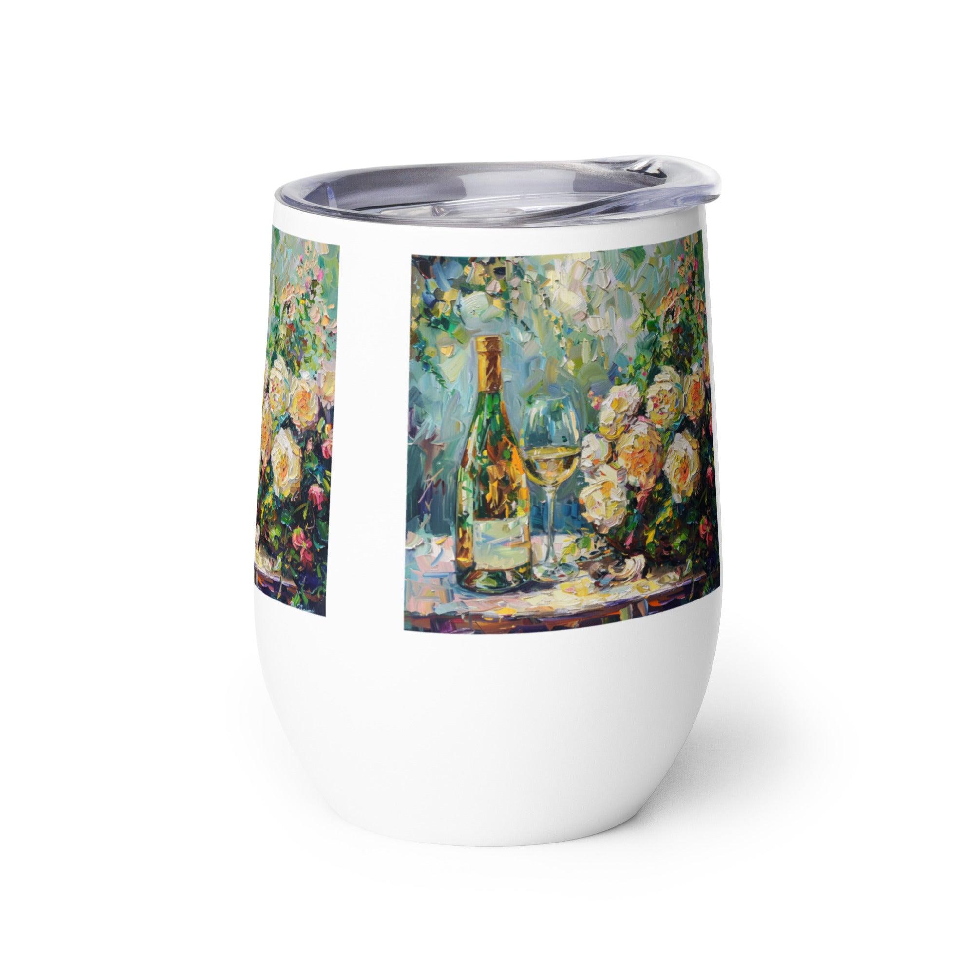 Enchanted Garden Art Stainless Steel Wine Tumbler - SOMM DIGI