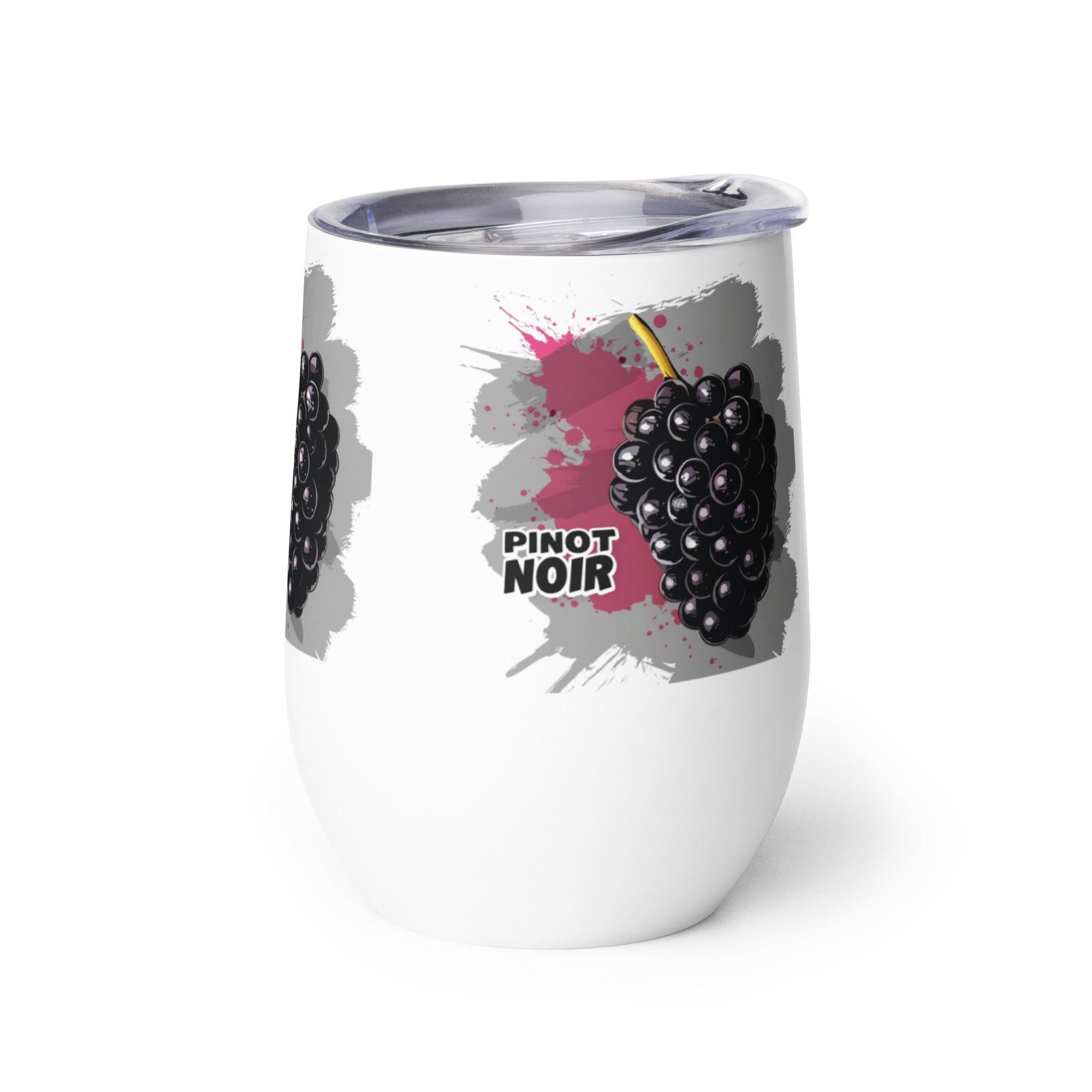 Pinot Noir Stainless Steel Wine Tumbler – Custom Elegance On the Go - SOMM DIGI