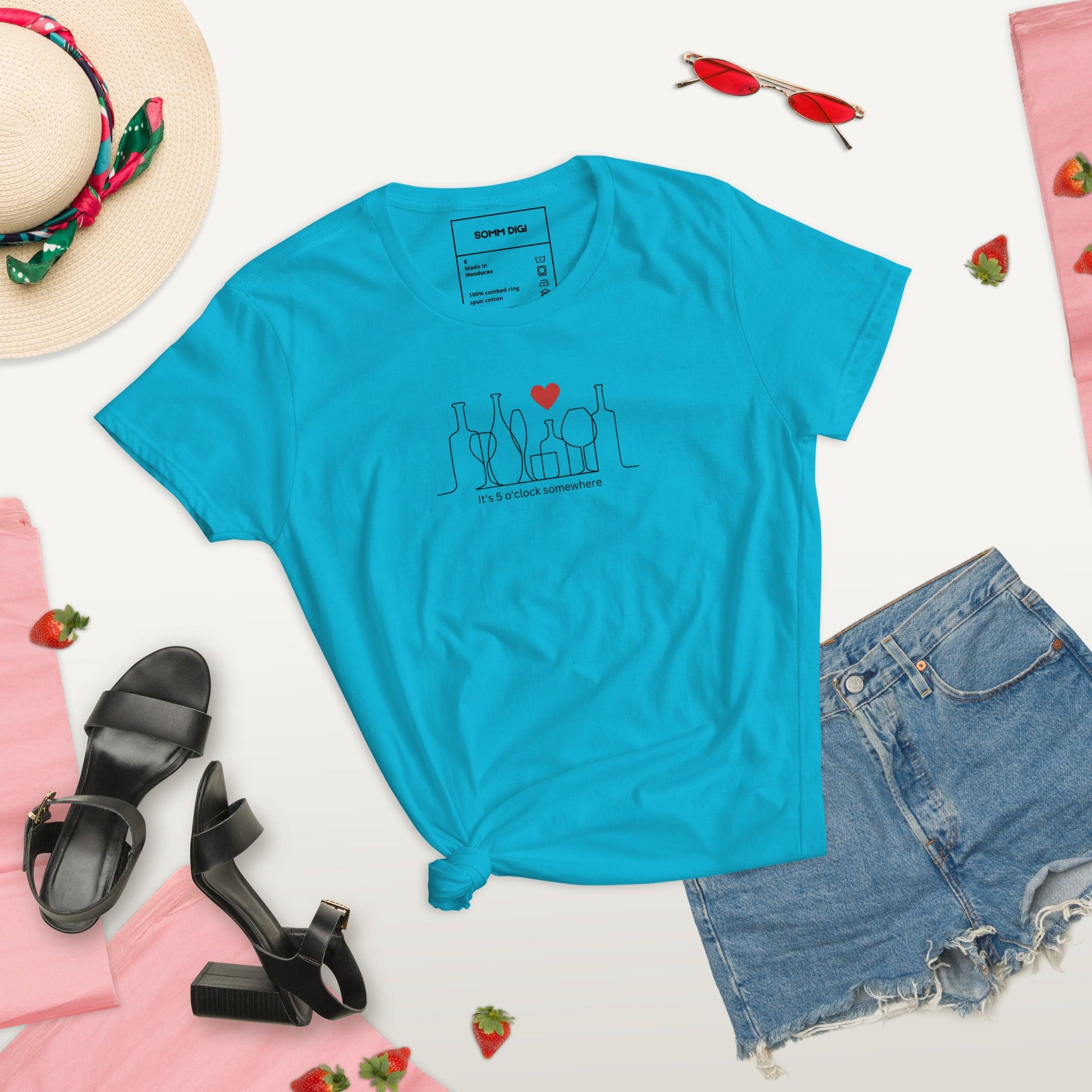 Women's short sleeve t-shirt - SOMM DIGI