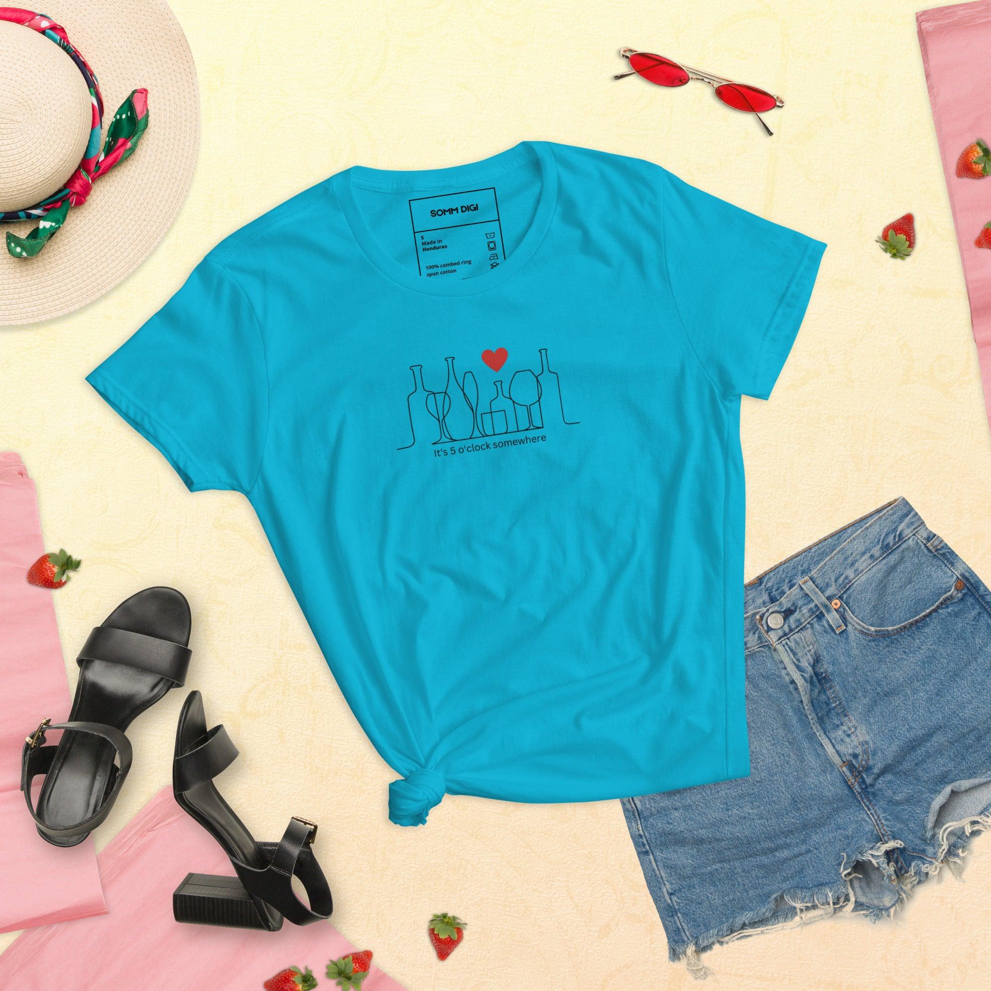 Women's short sleeve t-shirt - SOMM DIGI