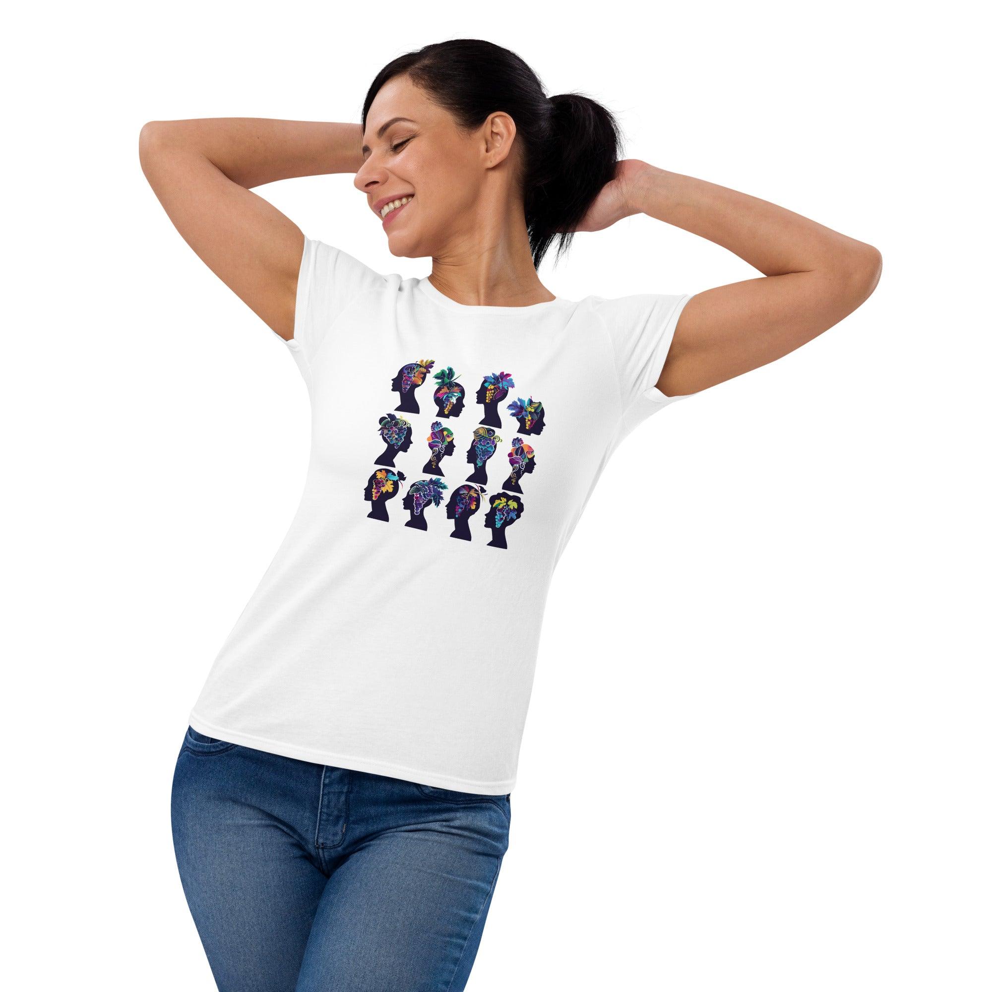 Artistic Sips: The Ultimate Winery Shirt for Women's Wine Tastings - SOMM DIGI