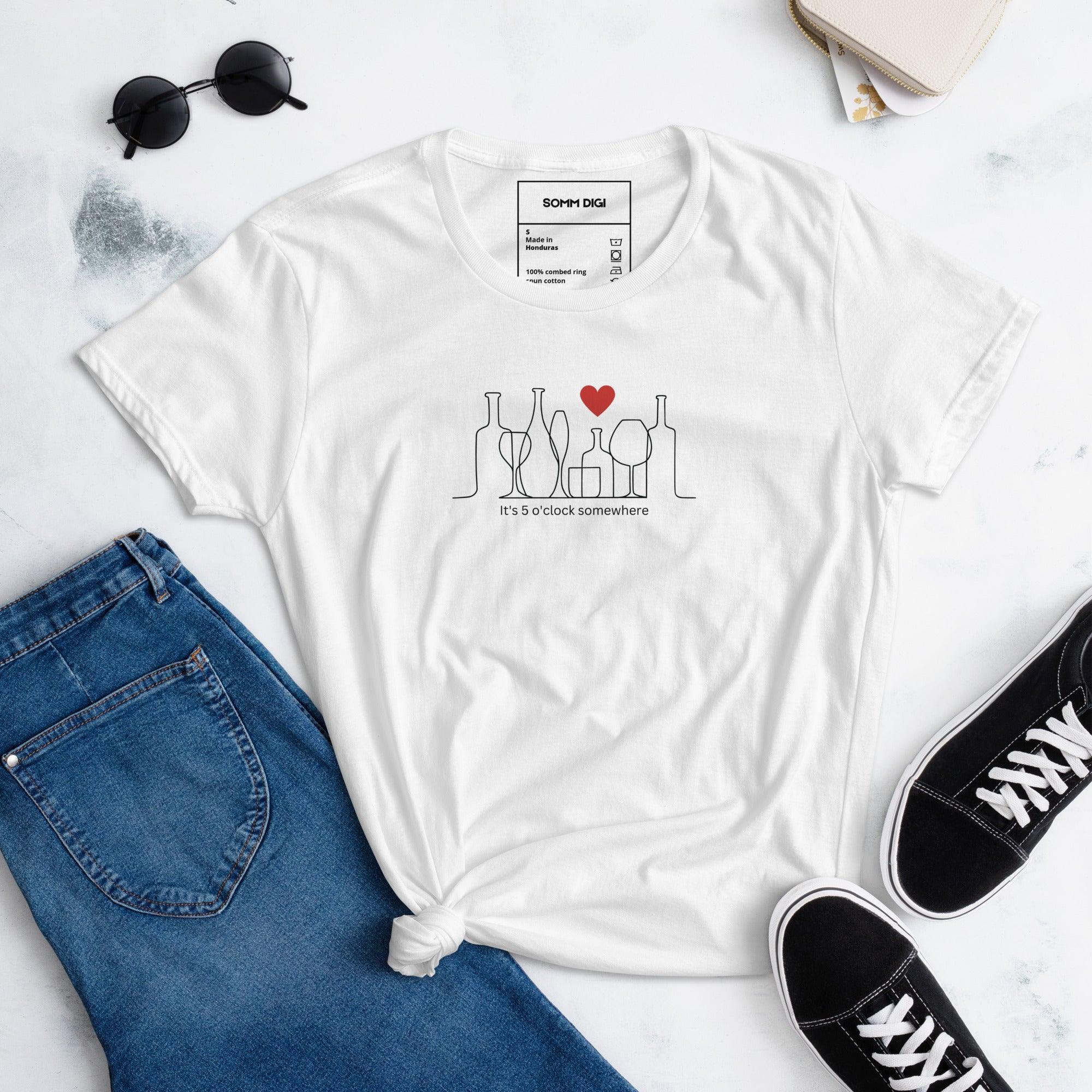 Women's short sleeve t-shirt - SOMM DIGI