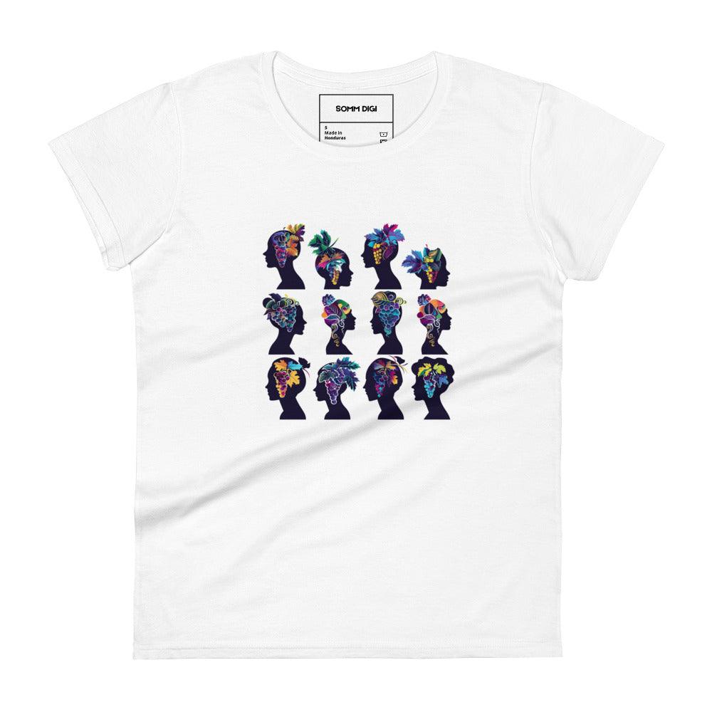 Artistic Sips: The Ultimate Winery Shirt for Women's Wine Tastings - SOMM DIGI