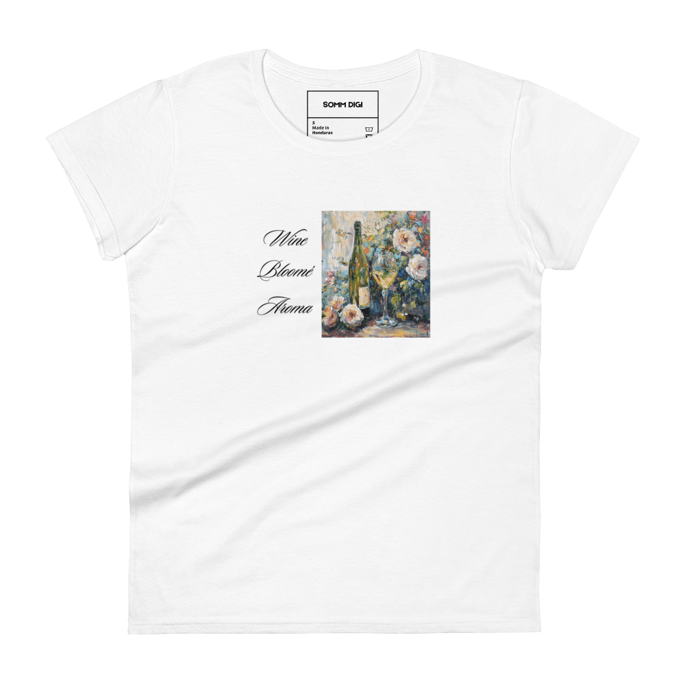 "Blossom & Aroma: The Essential Winery Shirt for the Sophisticated Palate - SOMM DIGI