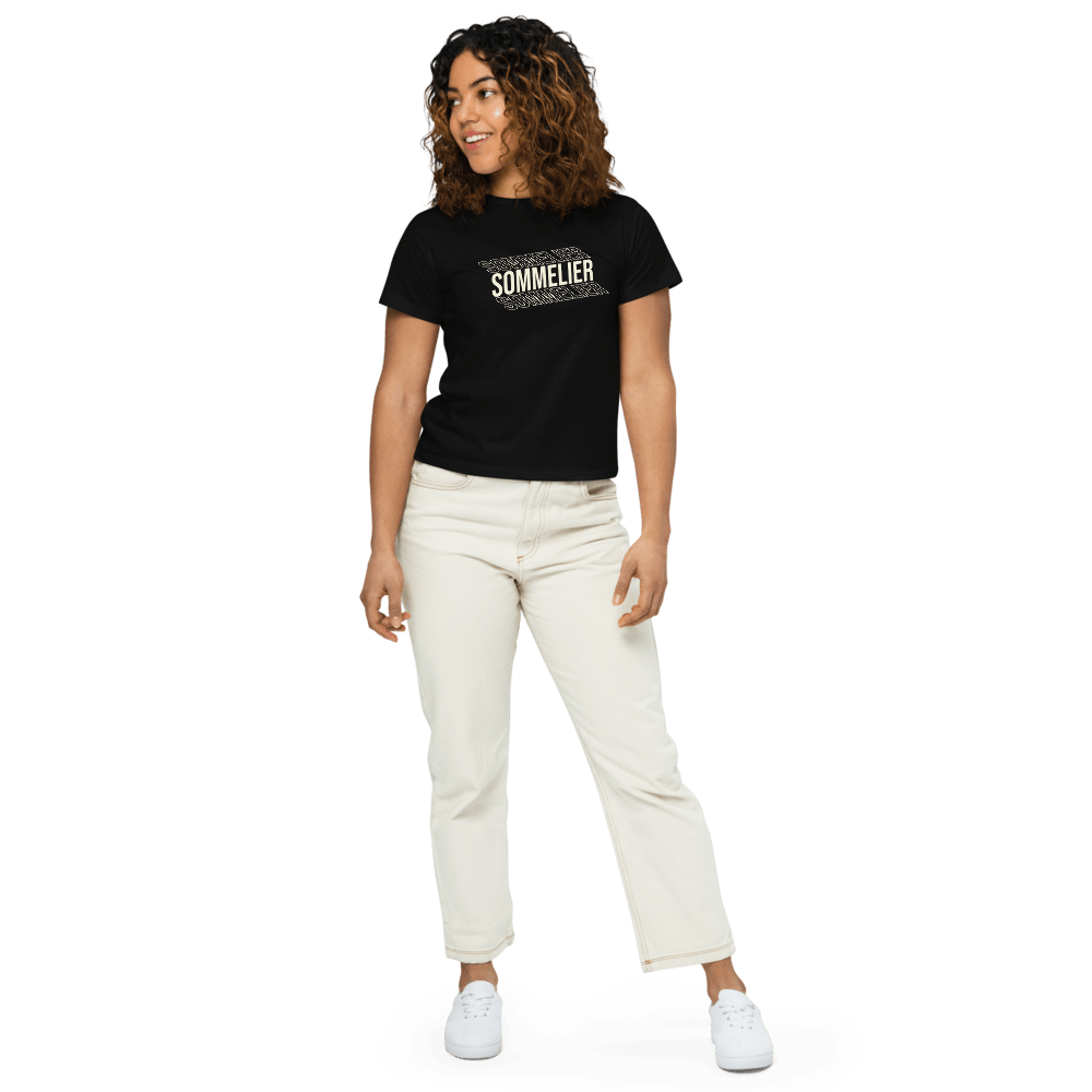 Sommelier Women’s high-waisted t-shirt - SOMM DIGI