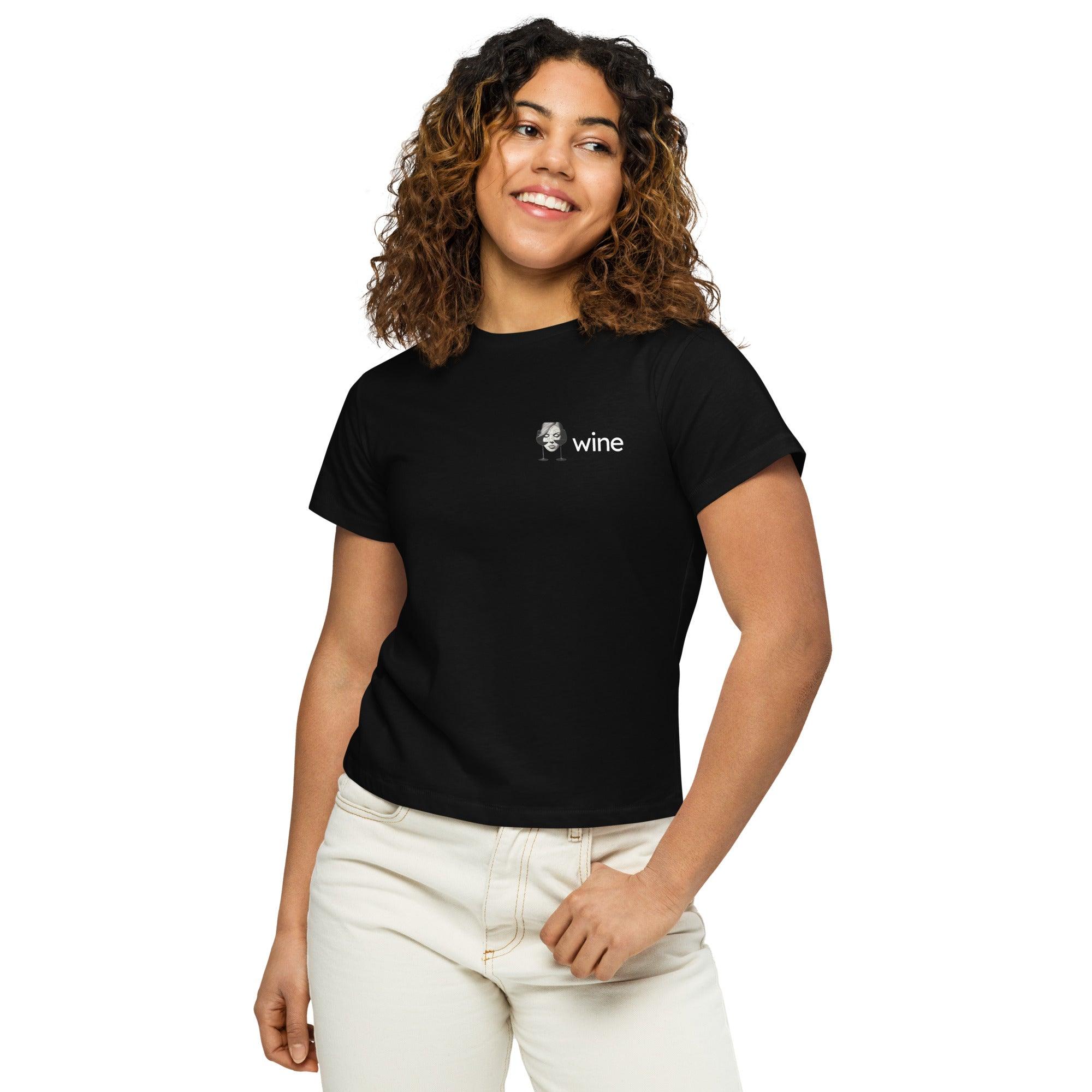 Women's 'Simply Wine' Tee - Effortless Elegance for the Wine Lover - SOMM DIGI