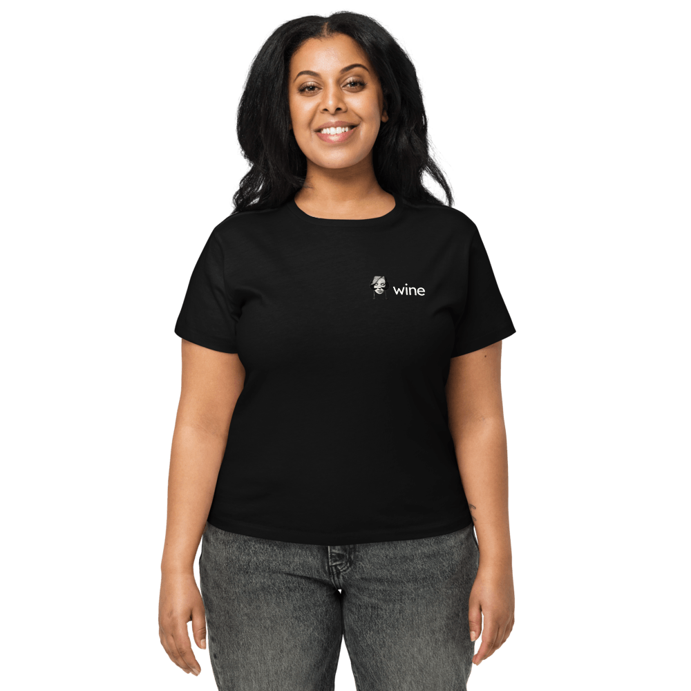 Women's 'Simply Wine' Tee - Effortless Elegance for the Wine Lover - SOMM DIGI