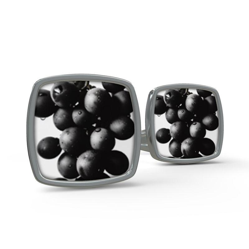 Vineyard-Inspired Grape Cufflinks - SOMM DIGI