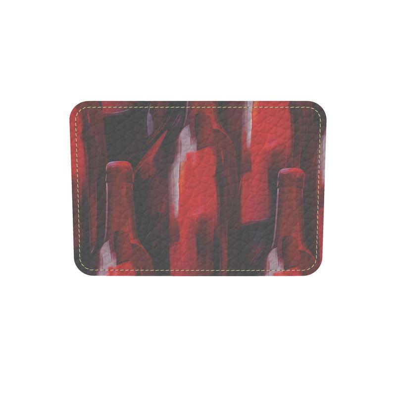 Abstract Red Wine Hues Backpack - Striking & Sophisticated - SOMM DIGI