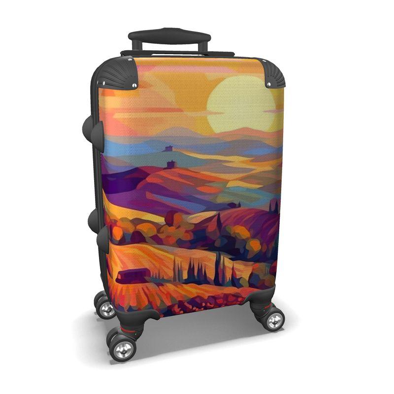 Vineyard Sunset Impressions Suitcase - Journey with a View - SOMM DIGI