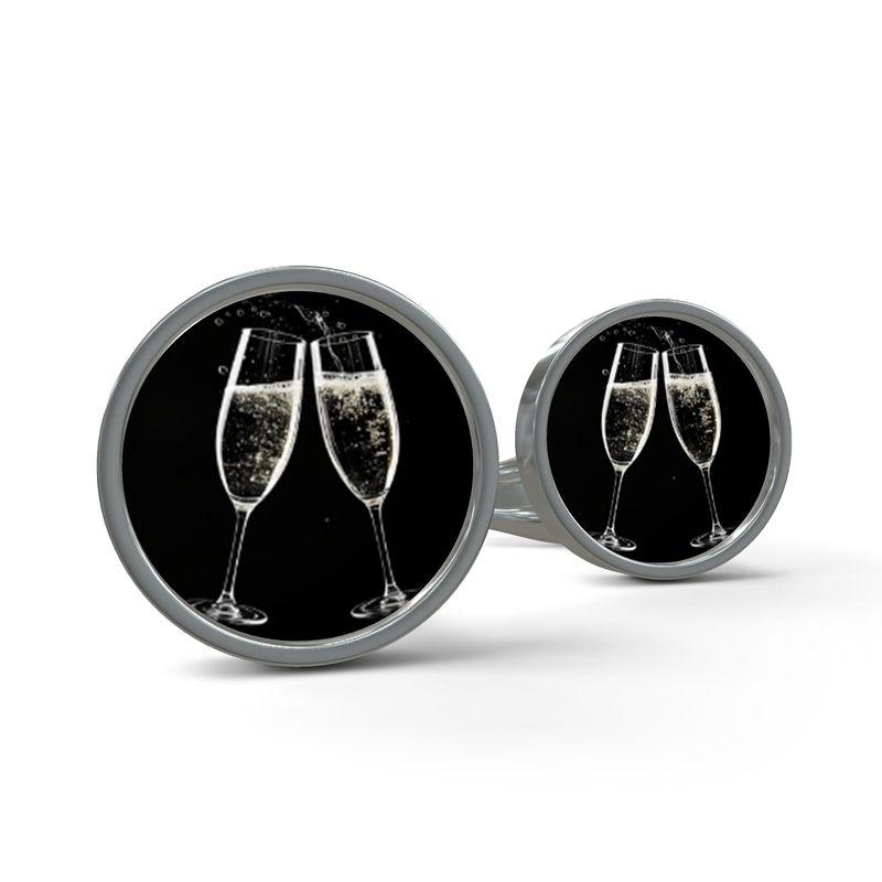 Celebratory Toast Cufflinks - SOMM DIGI