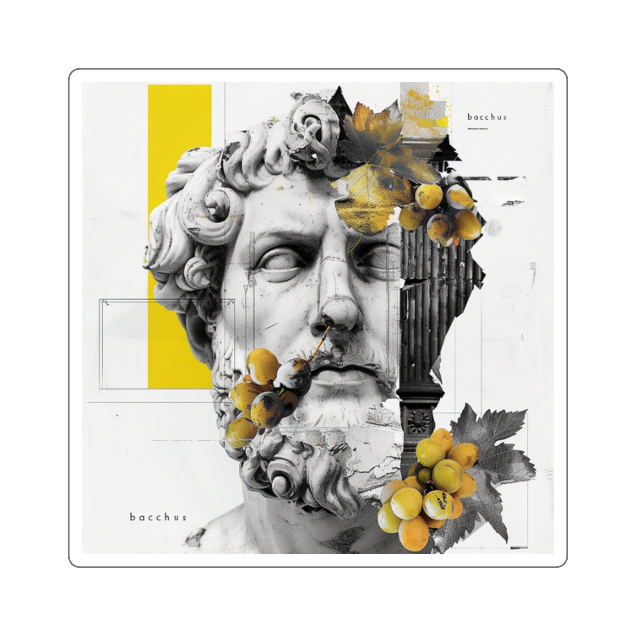 BACCHUS VISION - A STUDY IN WINE AND ART STICKER