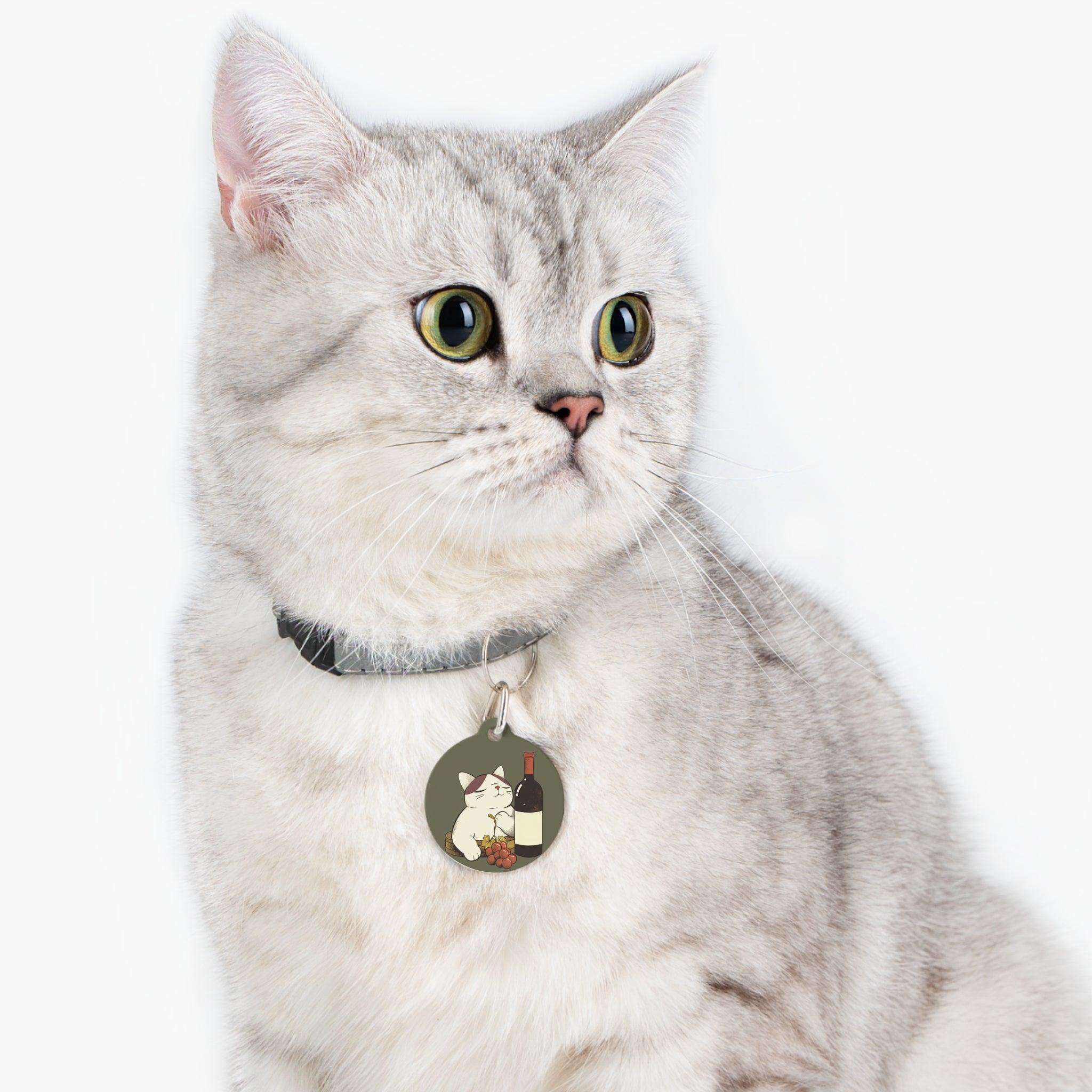 Purrfect Pairing: Wine & Whiskers Pet Tag - SOMM DIGI