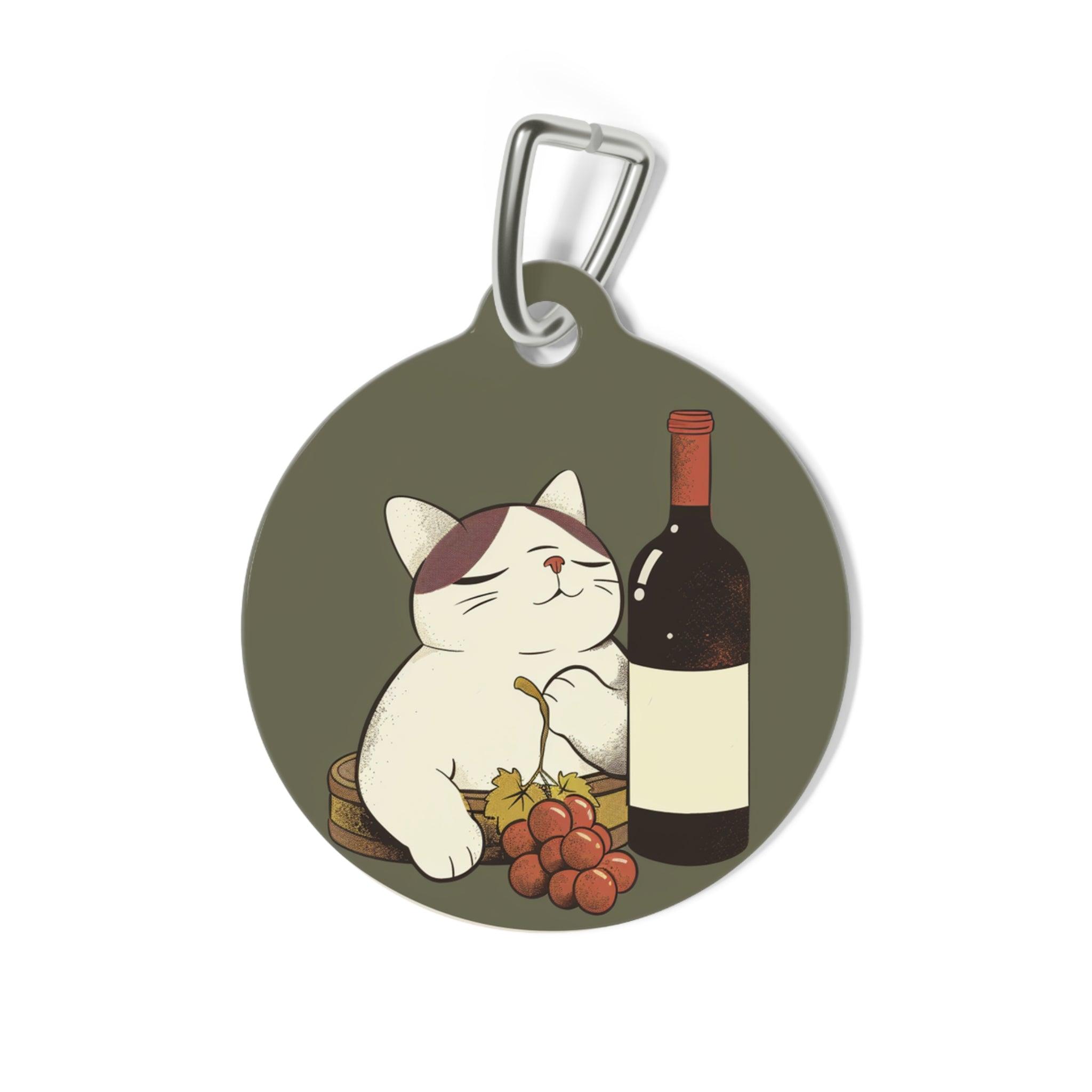 Purrfect Pairing: Wine & Whiskers Pet Tag - SOMM DIGI