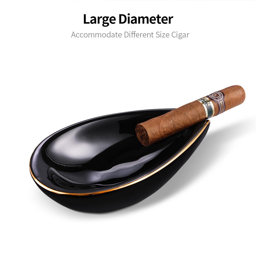 Bright gold stroke cigar ashtray - SOMM DIGI