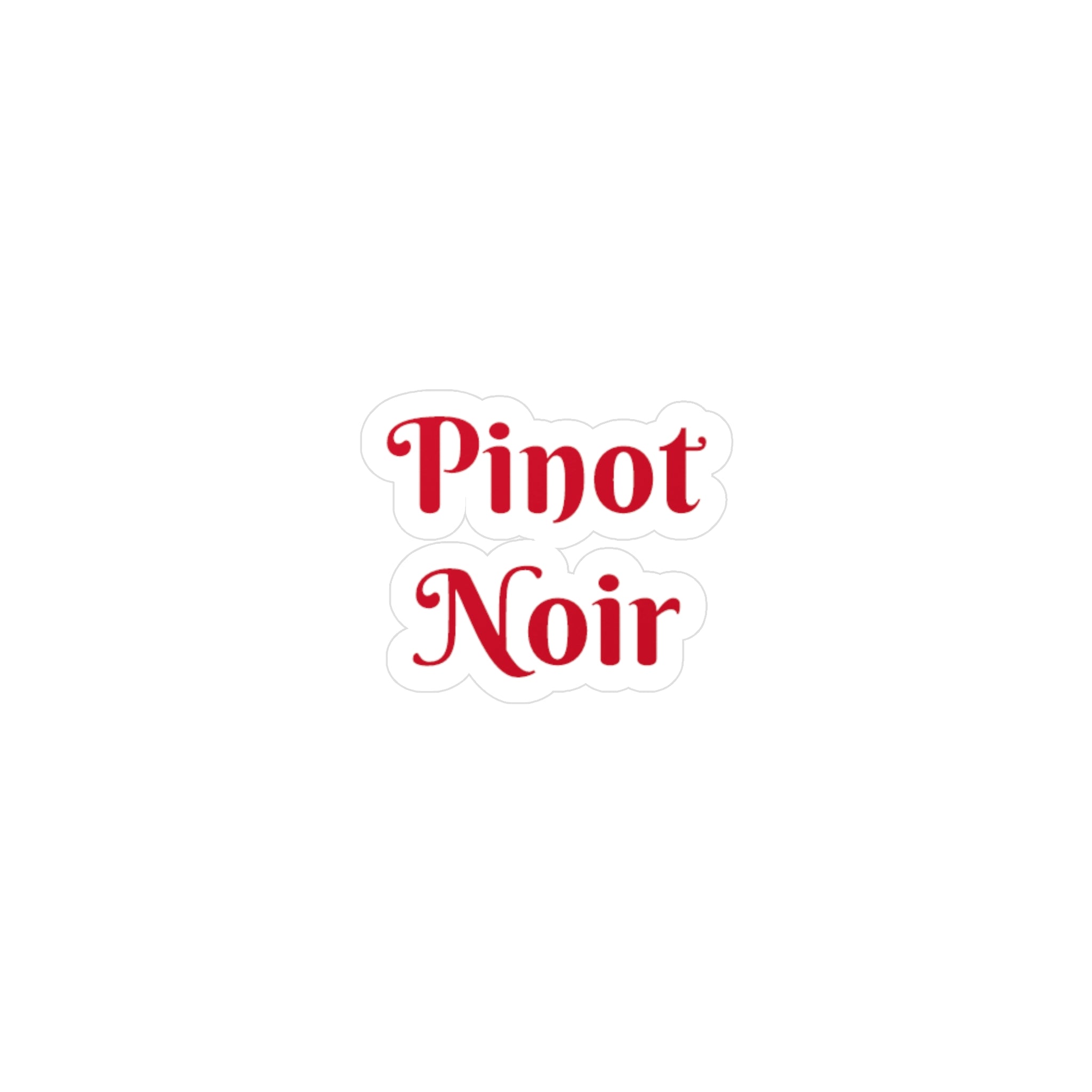 Pinot Noir Kiss-Cut Vinyl Decals