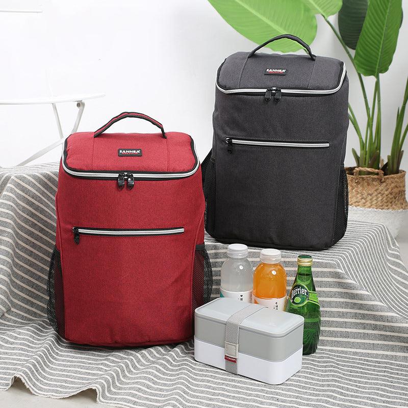 Backpack Red Wine Bag Amazon Outdoor Picnic Insulation Backpack Oxford Cloth Waterproof Ice Bag - SOMM DIGI