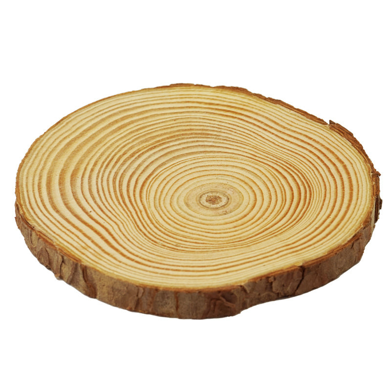 Log Cutting Scented Candle Wood Mat Coaster