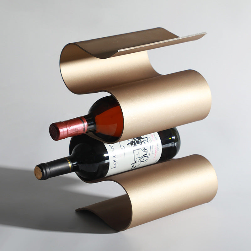 Dynamic Duo: Wrought Iron Wine Rack Collection