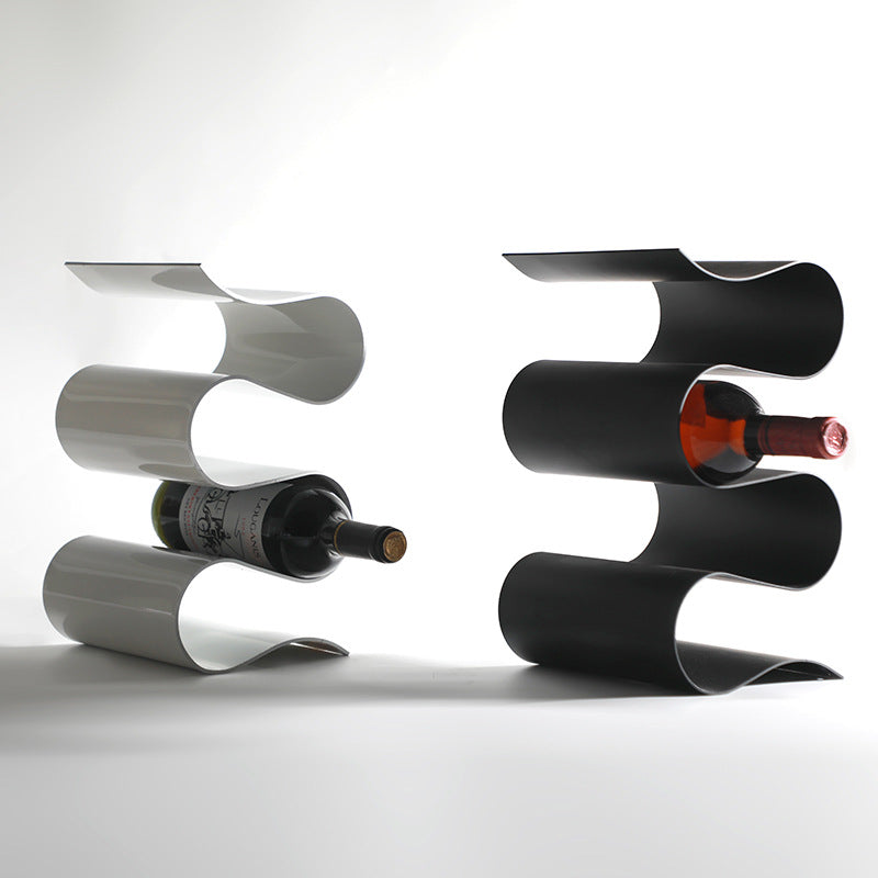 Dynamic Duo: Wrought Iron Wine Rack Collection