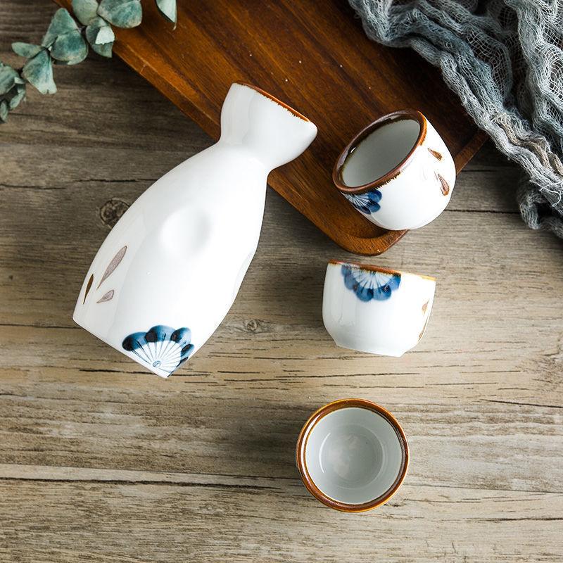 Botanical Sip: Traditional Painted Sake Set - SOMM DIGI