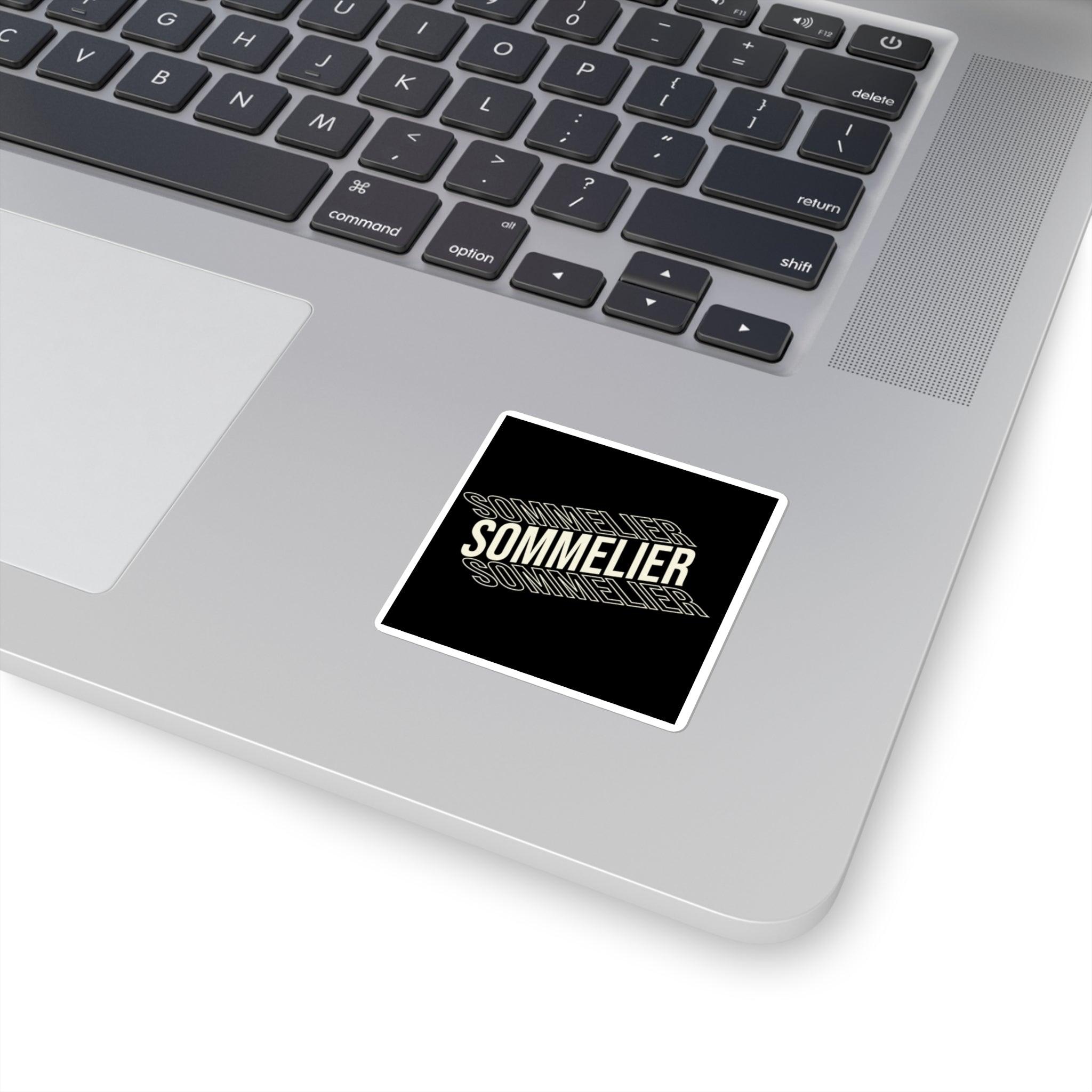 Sommelier Square Stickers