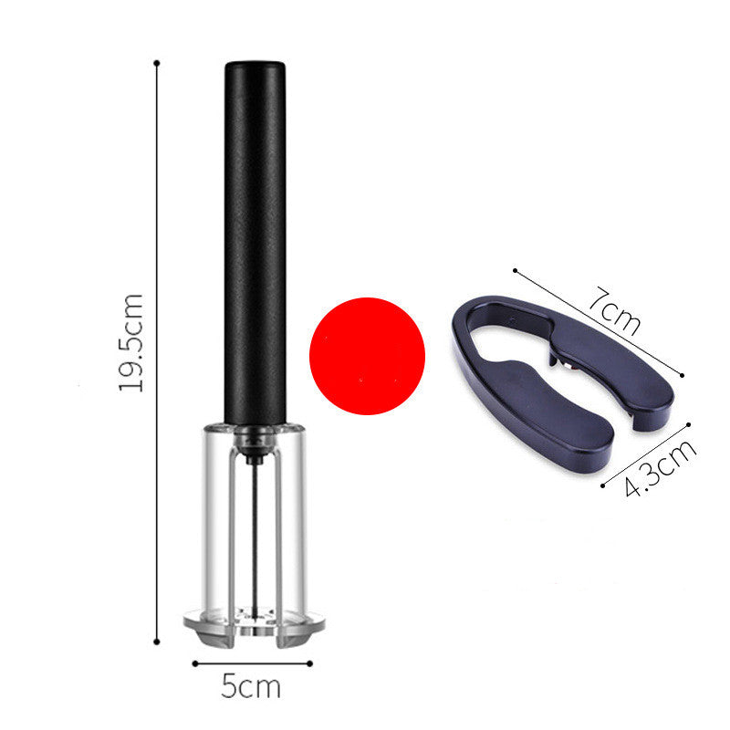 Air Pump Wine Opener - Compact Stainless Steel Cork Remove