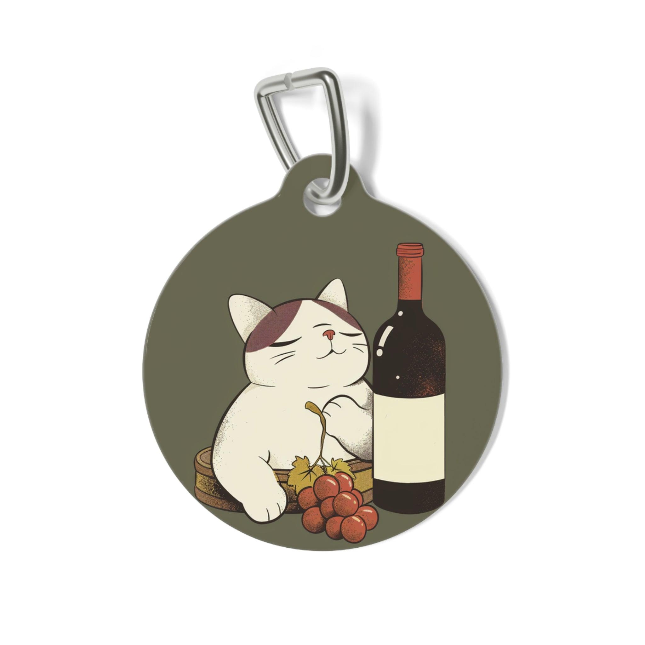 Purrfect Pairing: Wine & Whiskers Pet Tag