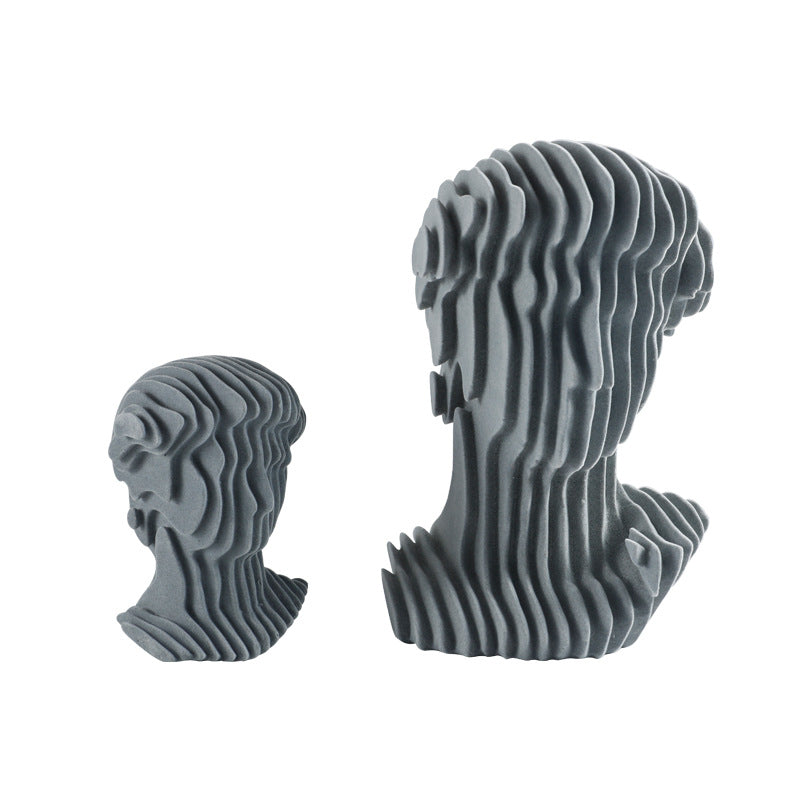 New Modern Minimalist Sculpture Ornament Resin