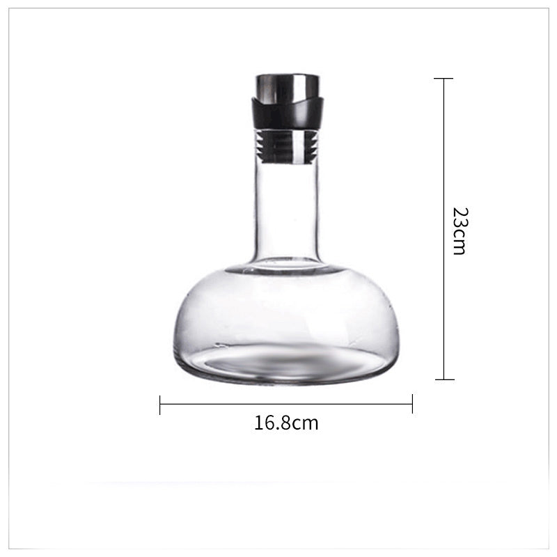 Household Simple Breathing Crystal Glass Decanter
