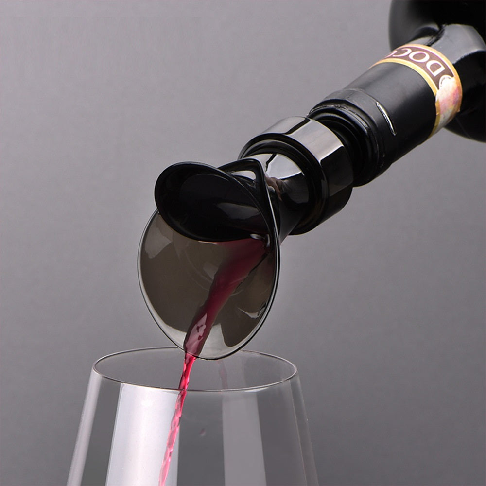 Fresh Sip Every Time: Petal-Shaped Wine Pourer & Stopper