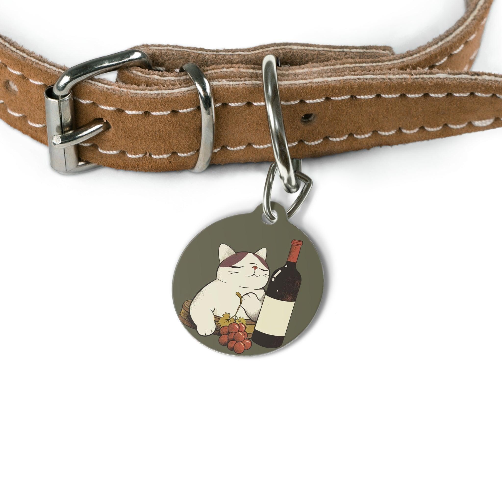 Purrfect Pairing: Wine & Whiskers Pet Tag - SOMM DIGI