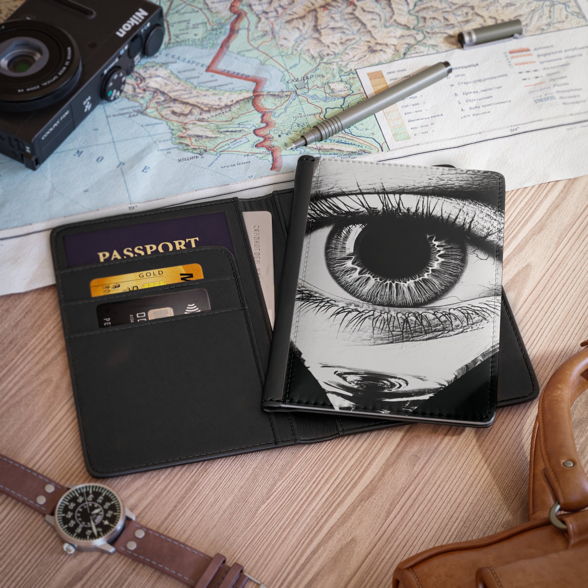 Passport Cover - Wine Lover Travel Essential