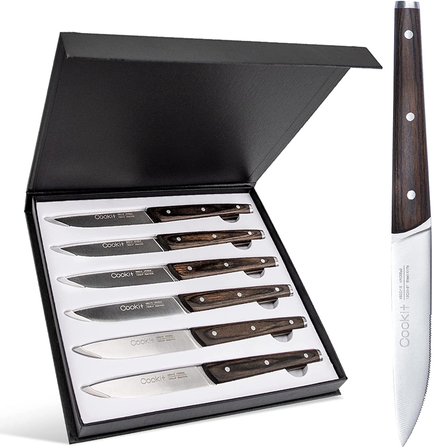 Modern Steak Knife Set.