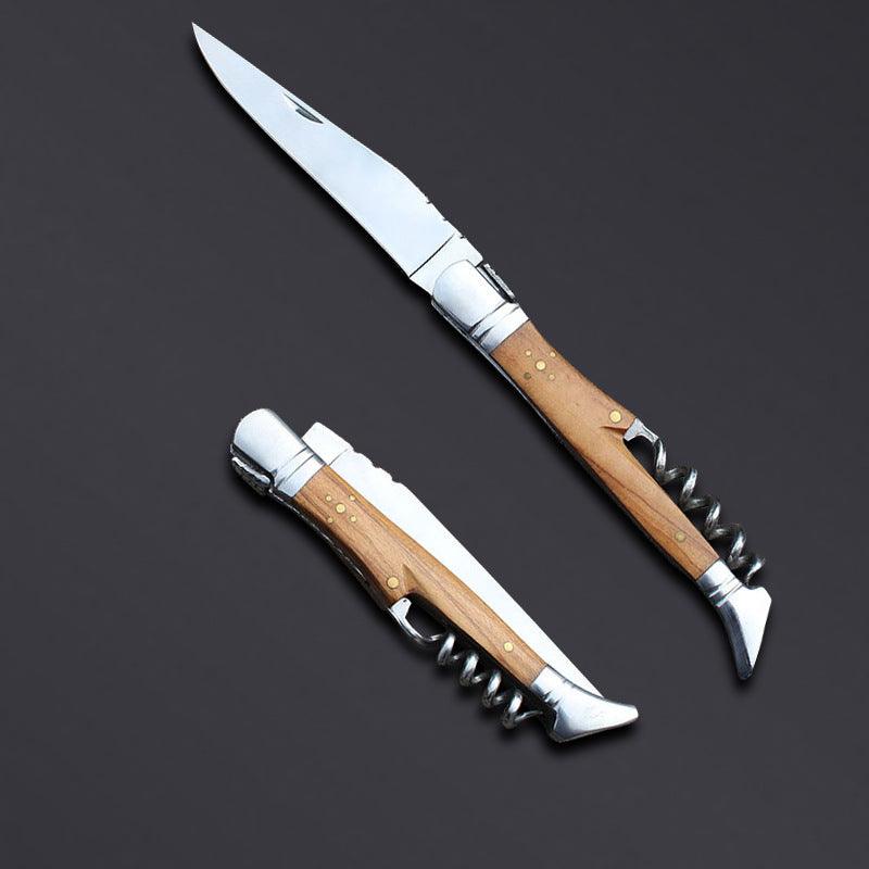 Multi-Function Steak Knives & Wine Openers - Dine & Unwind in Style - SOMM DIGI