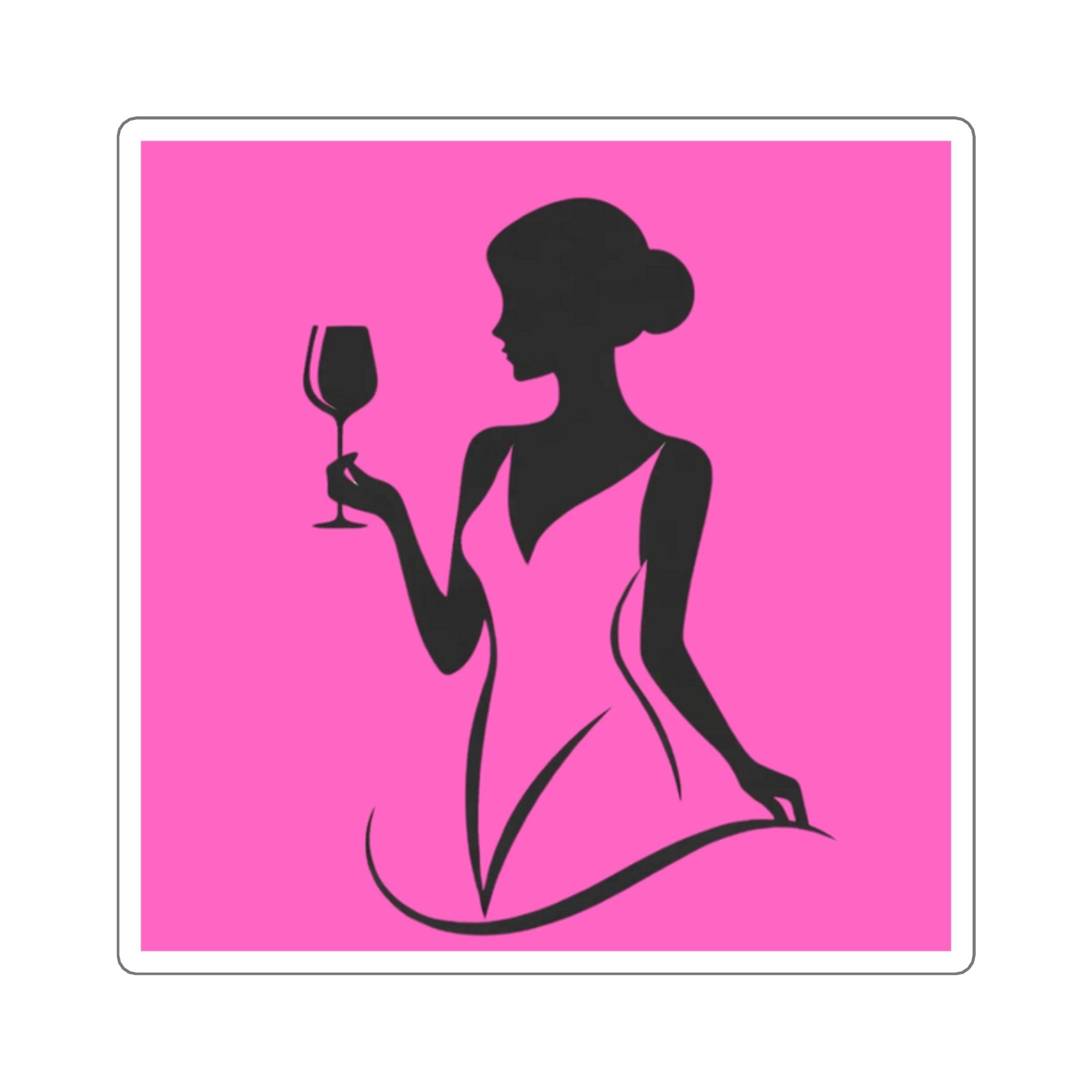Wine Lover Square Stickers - SOMM DIGI