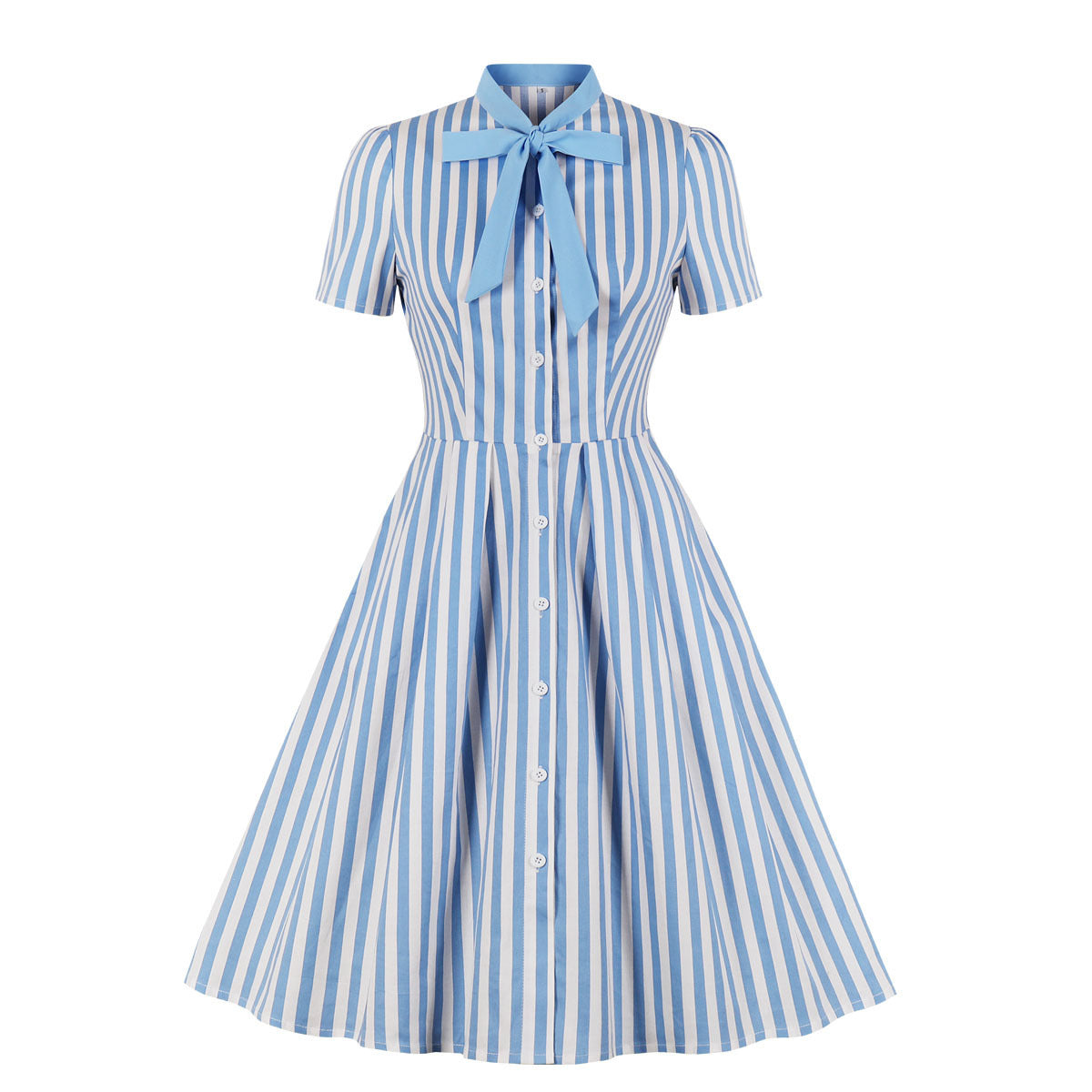 Striped Vintage Dress - Winery Collection