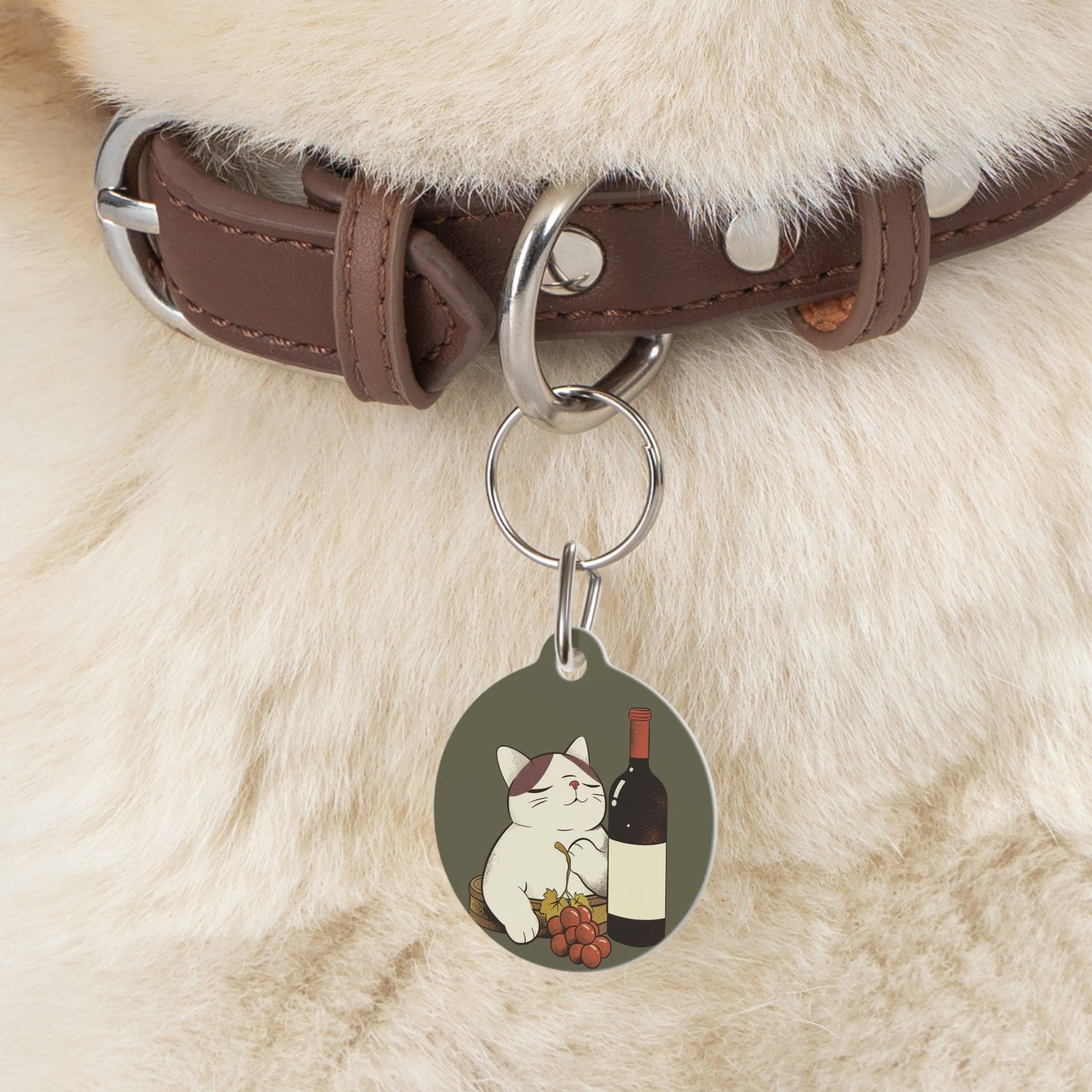 Purrfect Pairing: Wine & Whiskers Pet Tag - SOMM DIGI