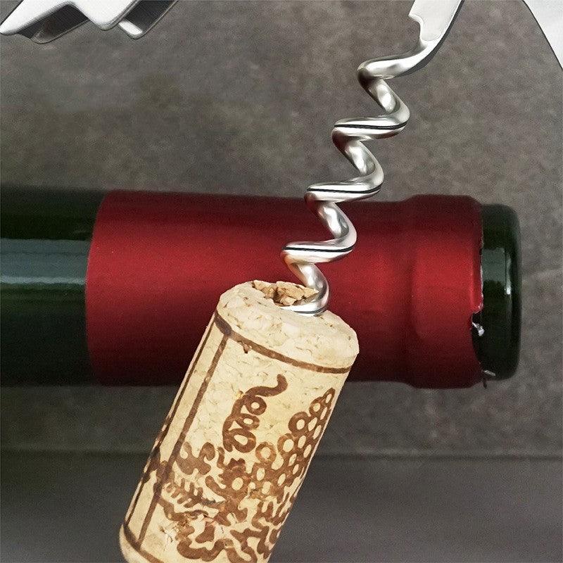 Contemporary Stainless Steel Wine Openers - Elegance in Every Detail