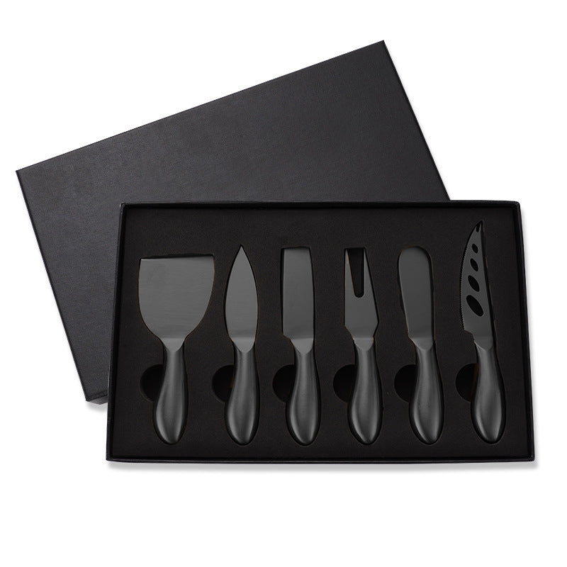 Black Cheese Knife Set