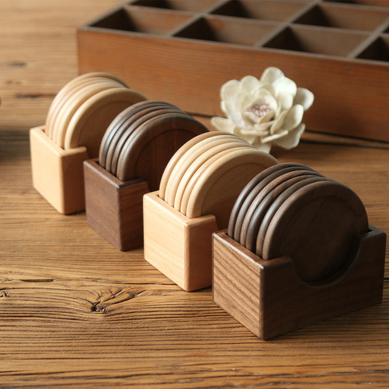 Natural Wood Drink Coaster