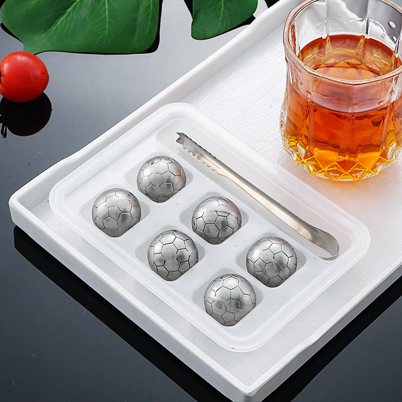 Stainless Steel Ice Particles Whisky Stone Bar Whiskey Cooling Wine Set Can Be Recycled