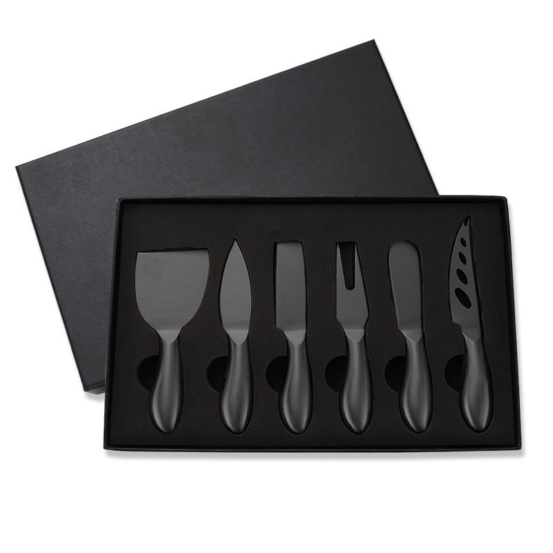 Simple Stainless Steel Cheese Knife Set