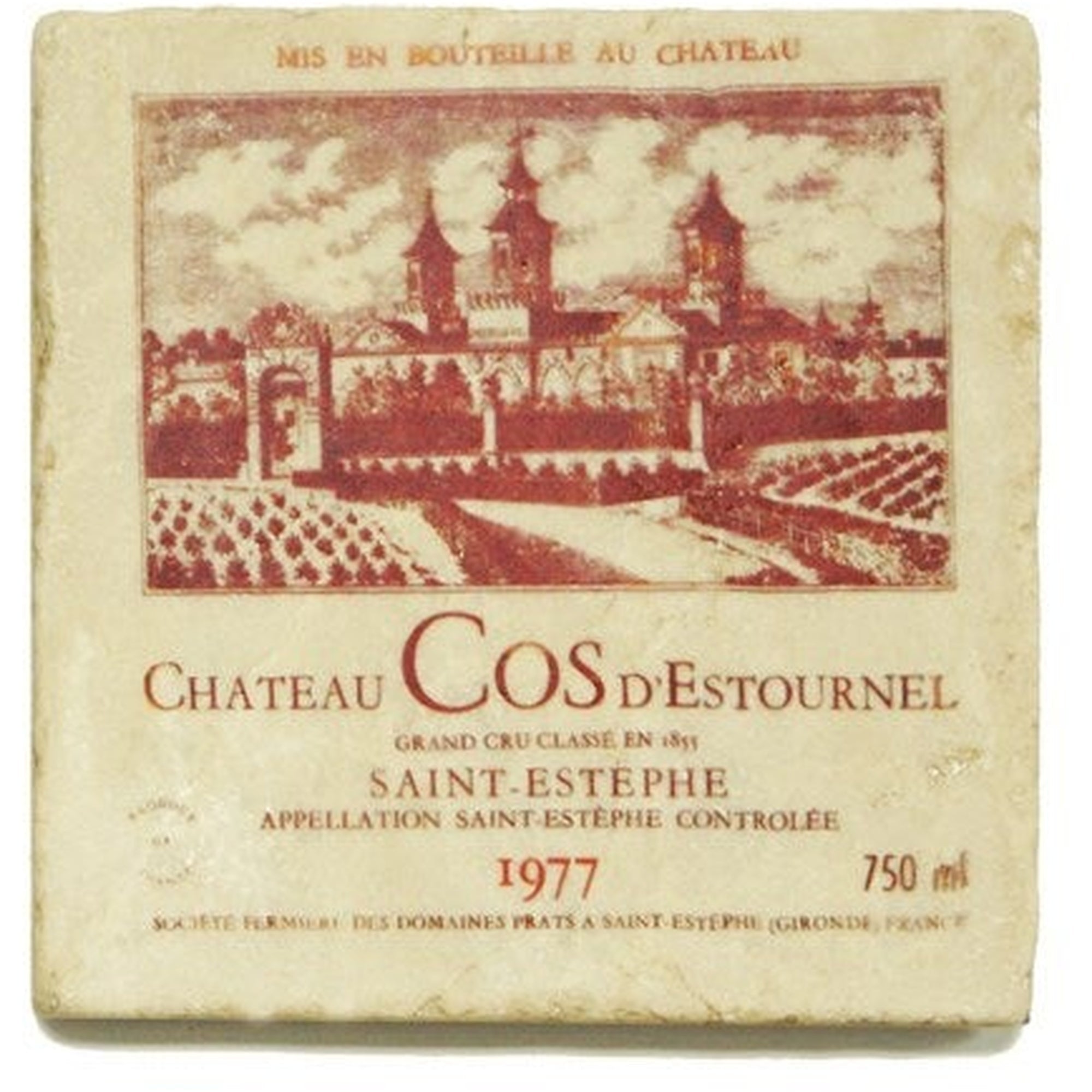 COS D'ESTROUNEL Set/4 Coasters