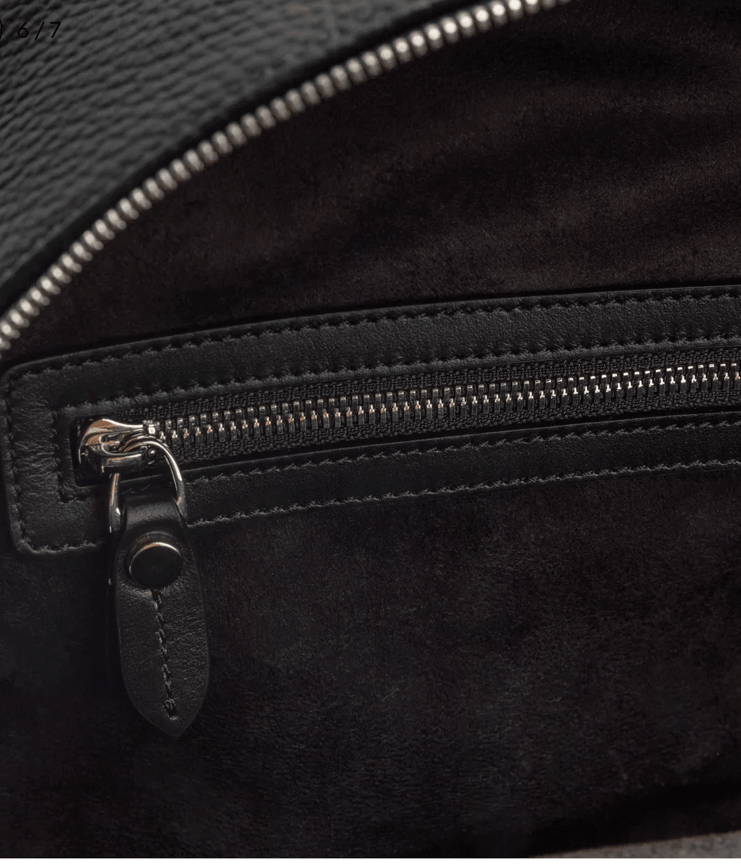 Refined Wine Glass Leather Backpack - Minimalist Elegance - SOMM DIGI