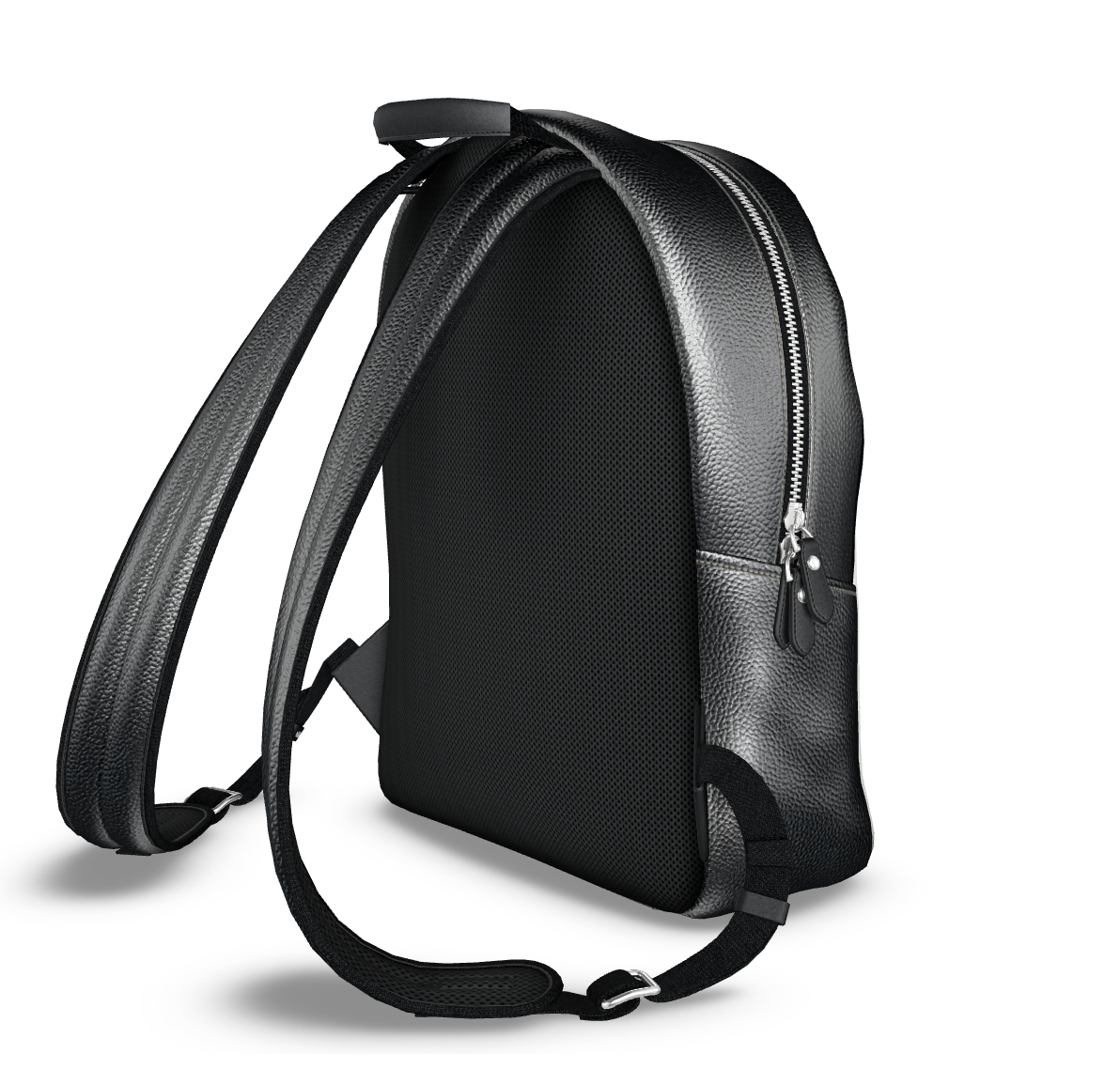Vineyard Vista Leather Backpack - Elegance Meets Nature