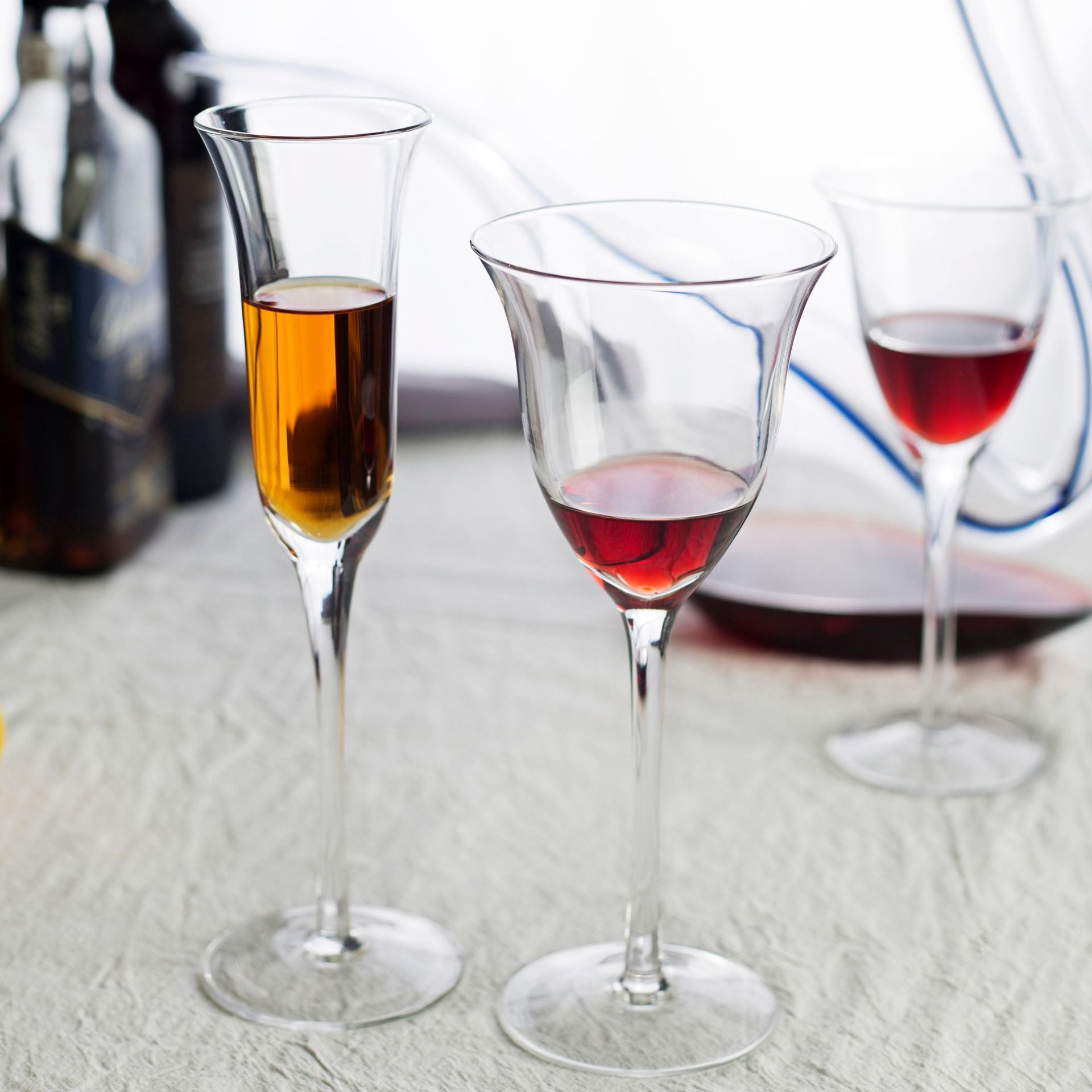 Sleek Savor: Contemporary Port & Sweet Wine Glasses