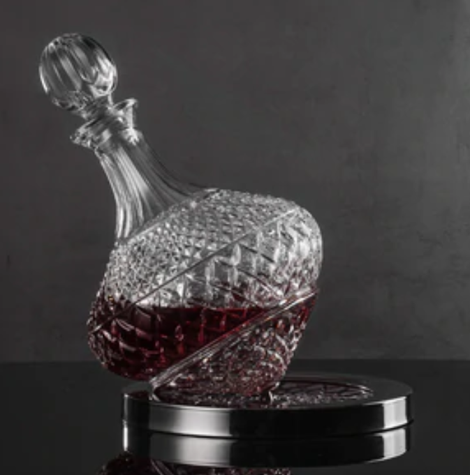 Wine Diamond Rotary Decanter Household Sealed Jug With Lid